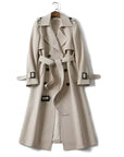 Longline Trench Coat for Women
