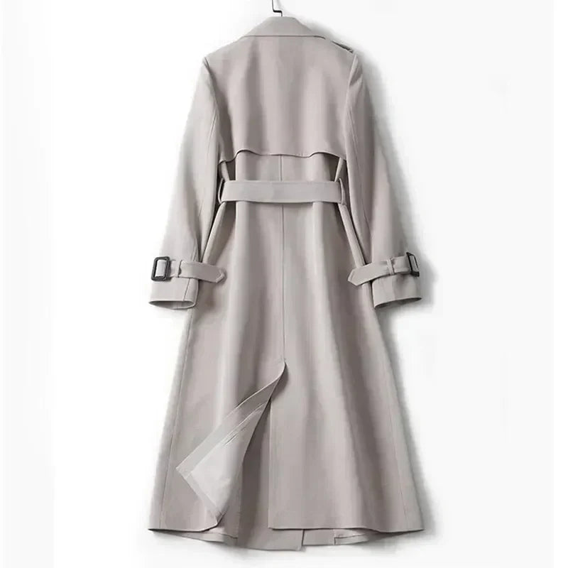 Longline Trench Coat for Women
