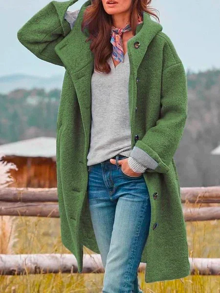 Elegant WoolKnit Jacket for Women