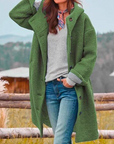 Elegant WoolKnit Jacket for Women