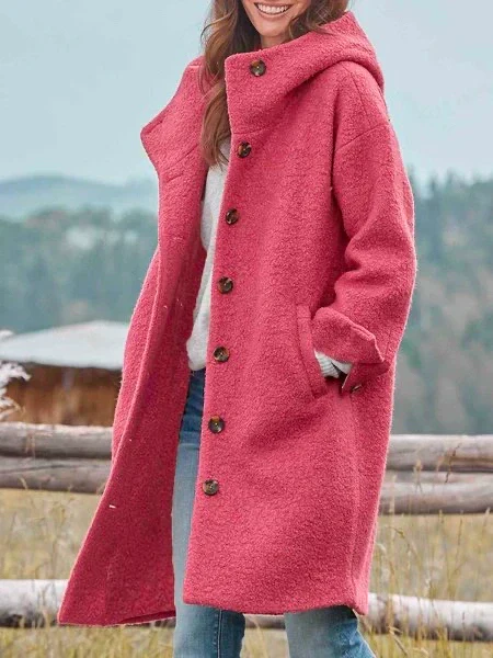 Elegant WoolKnit Jacket for Women