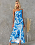 Easy Wear Floral Dress with Gentle Fabric Feel