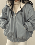 Stylish Oversized Bomber Jacket