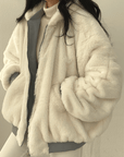 Stylish Oversized Bomber Jacket