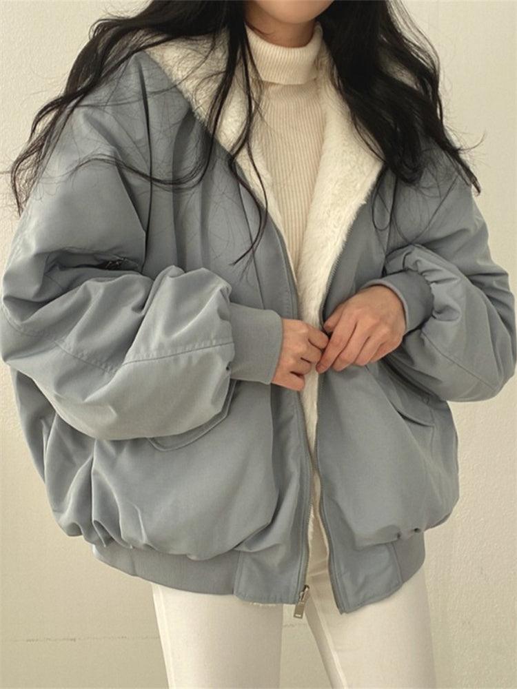 Stylish Oversized Bomber Jacket