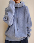Meriam Soft Knit Hoodie with Winter Comfort