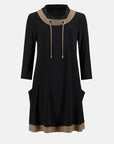 Side Pockets Mid-length Dress