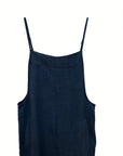 Casual Wide Leg Overalls With Pockets