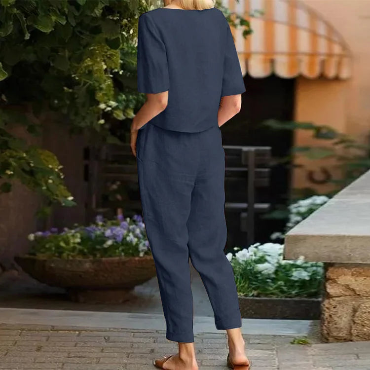 Effortless Grace Women Two-Piece Set
