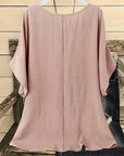 Breezy Casual Cotton Loose Blouse