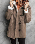 Warm Hooded Coat with Fleece Lining
