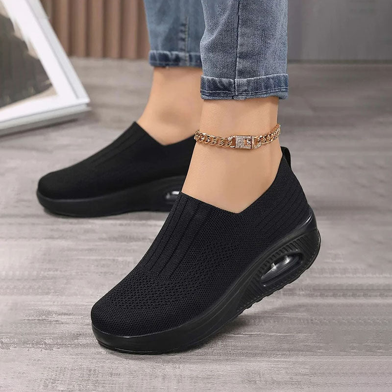 Comfy Air Breathable Slip-On Sneakers for Women