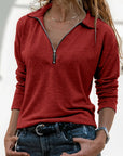 Chic Women’s Long Sleeve Top Casual Wear