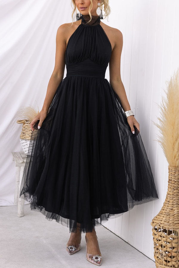 Tulle Dress With Ruffles and Flair