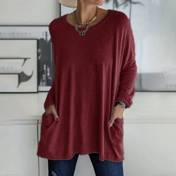 Casual Oversized Round Neck Sweater