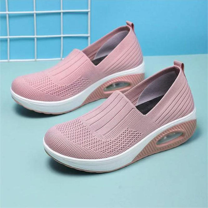 Comfy Air Breathable Slip-On Sneakers for Women