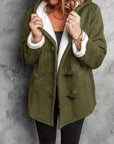 Warm Hooded Coat with Fleece Lining