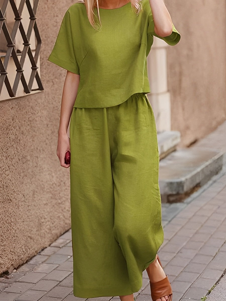 Casual Loose Suit Two Piece Set