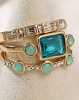 Antique Style Blue Gemstone Ring