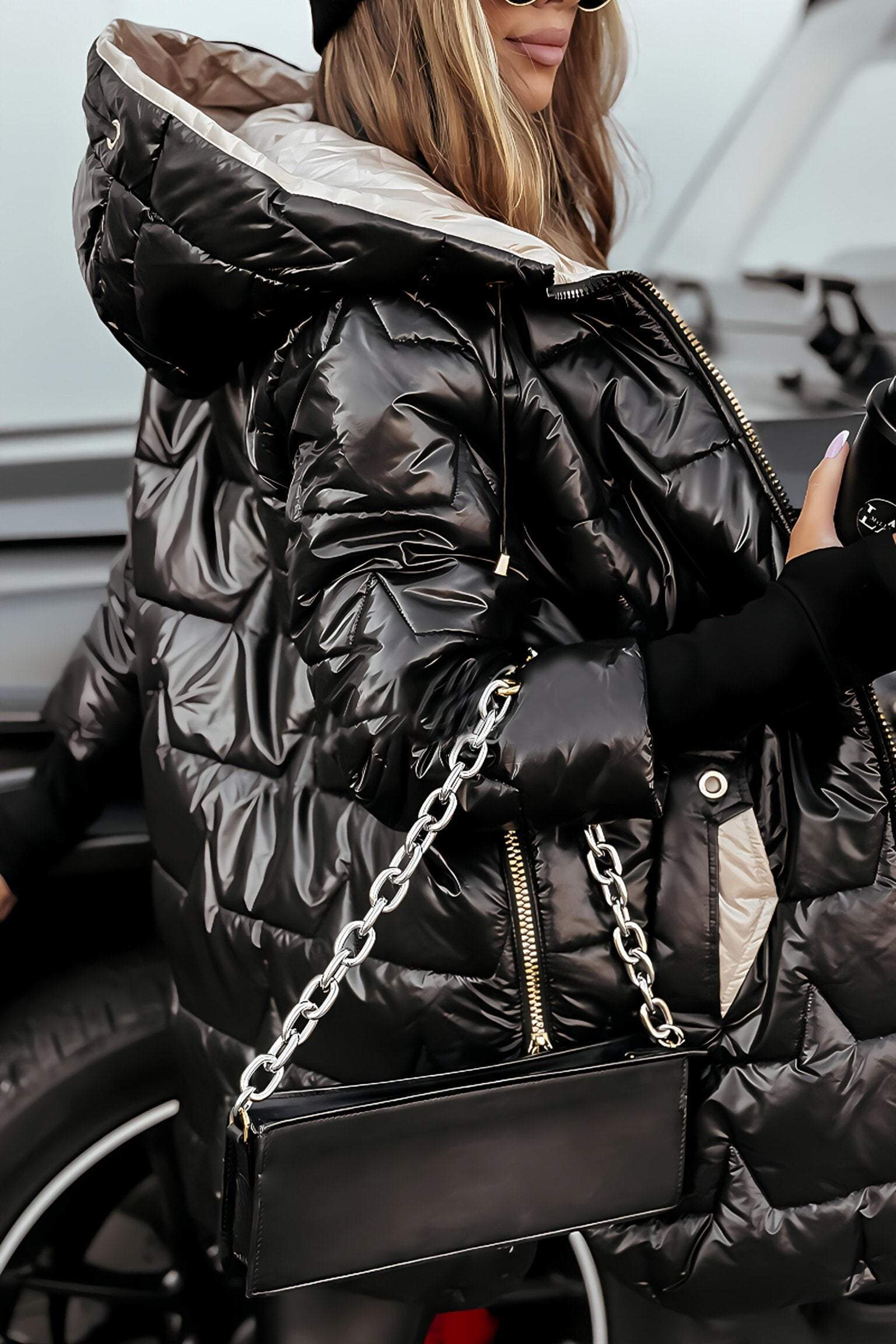 Cozy Padded Hooded Winter Coat