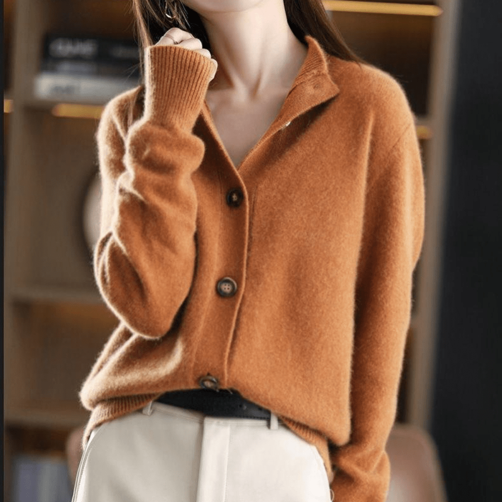 Luxurious Cashmere Knit Cardigan
