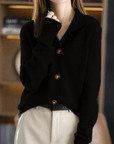 Luxurious Cashmere Knit Cardigan