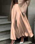 Women's High-Waisted Stylish Flowing Skirt