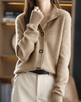 Luxurious Cashmere Knit Cardigan