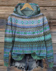 Warm Winter Norwegian Pullover Hoodie