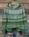 Warm Winter Norwegian Pullover Hoodie