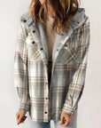 Cozy Plaid Fleece-Lined Jacket
