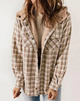 Cozy Plaid Fleece-Lined Jacket