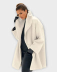 Chic Windproof Long Coat for Women