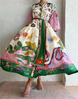 Fun Filled Color Burst Dress