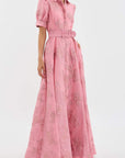 Vintage-Inspired Puff Sleeve Dress