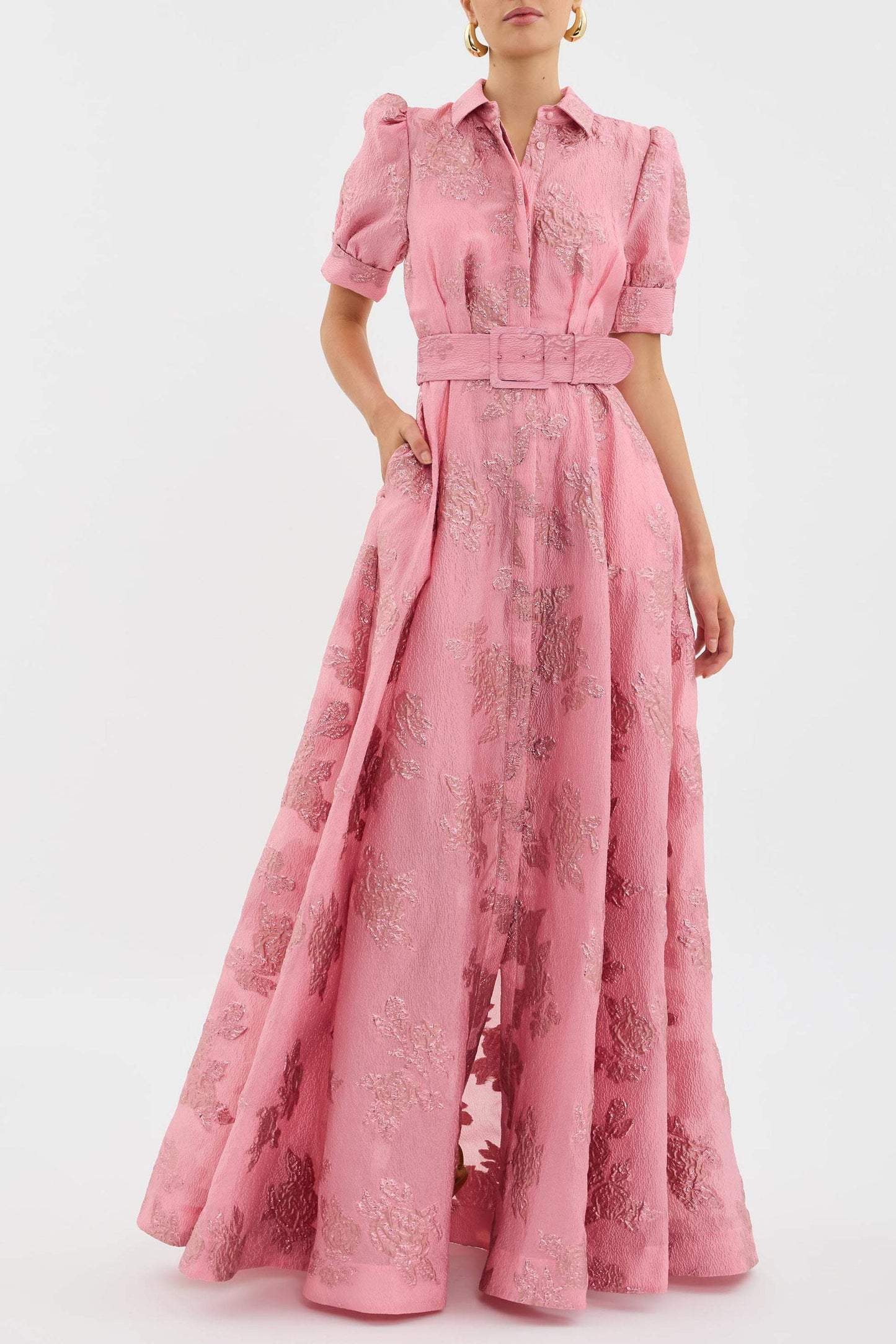 Vintage-Inspired Puff Sleeve Dress