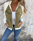 Stylish Distressed Denim Casual Jacket