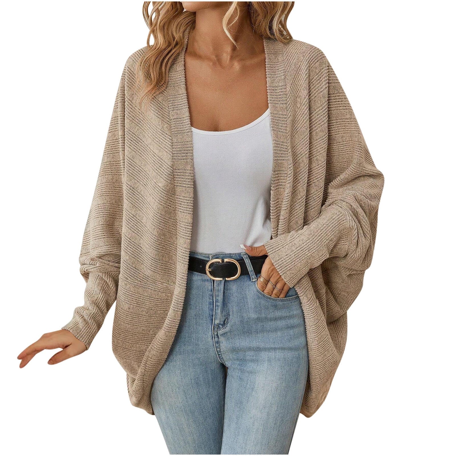 Women's Batwing Sleeve Sweater Cardigan
