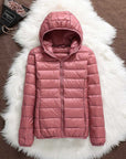 Puffer jacket with hood