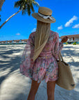 Stylish Long Sleeve Summer Wrap Jumpsuit