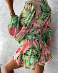 Stylish Long Sleeve Summer Wrap Jumpsuit