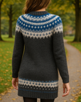 Sweater made of Icelandic textile