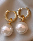 Bridal Pearl Earrings Elegant Style