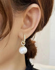 Bridal Pearl Earrings Elegant Style