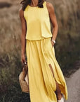 Casual Maxi Two Piece Set