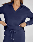 Casual Long Sleeve Two-piece Set