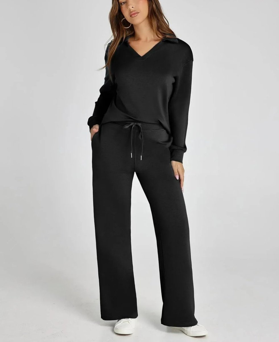 Casual Long Sleeve Two-piece Set