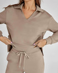 Casual Long Sleeve Two-piece Set