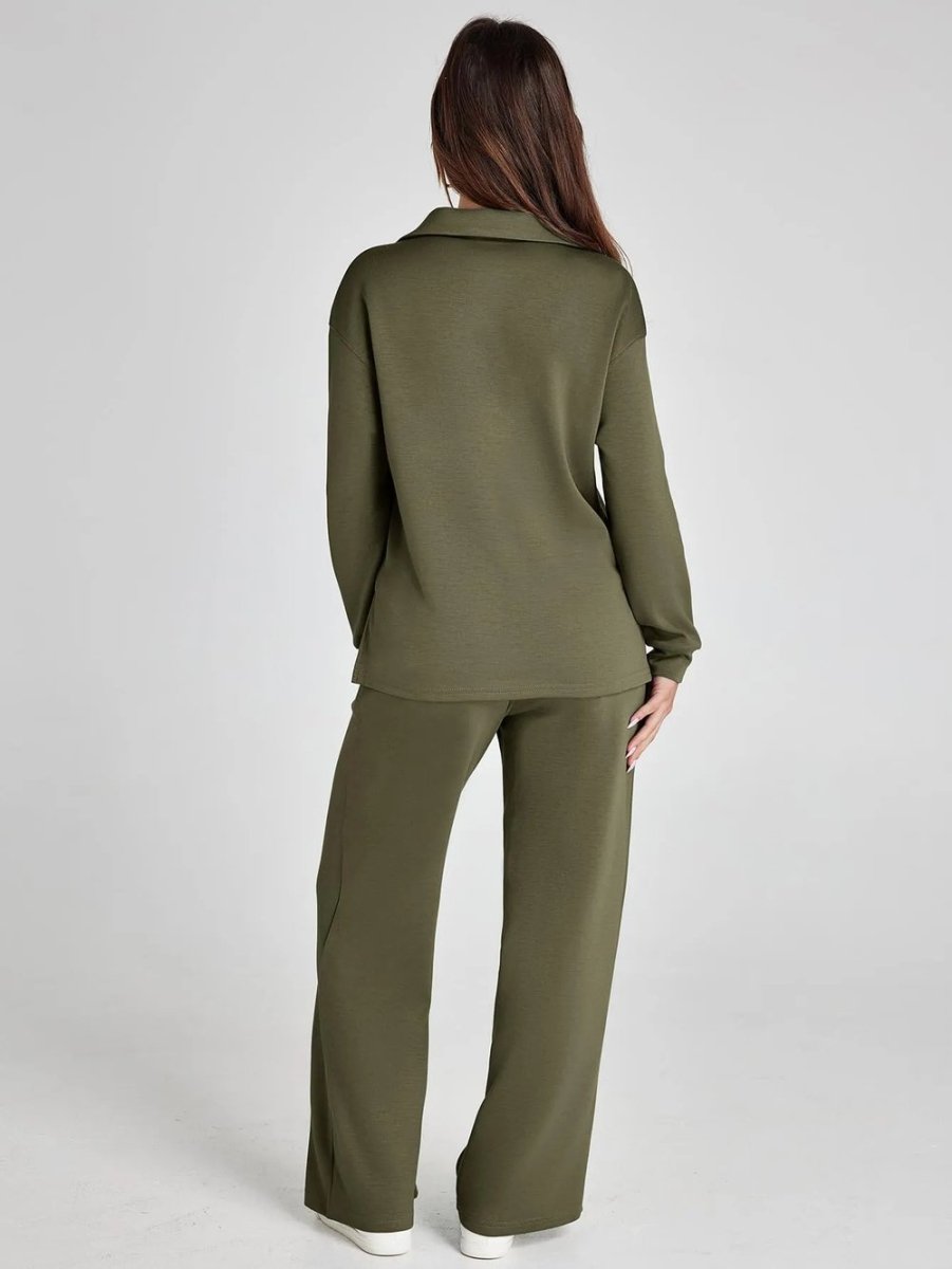 Casual Long Sleeve Two-piece Set