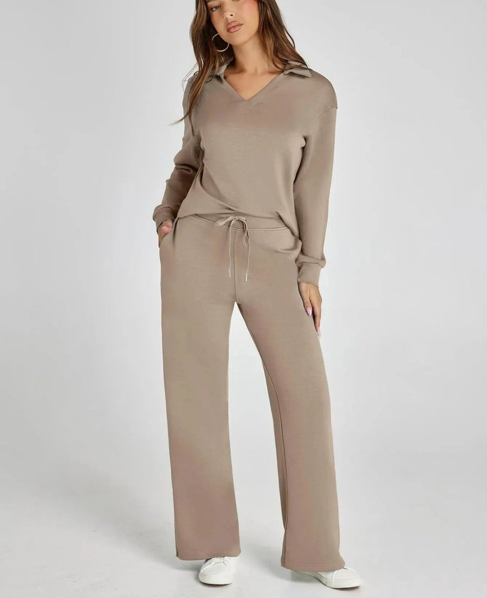 Casual Long Sleeve Two-piece Set
